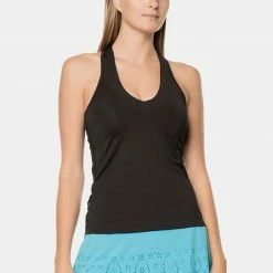 Women's Clothing Lucky In Love V-Neck Tank With Bra Women's